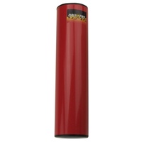 Drumfire 8" Cylindrical Metal Shaker Hand Percussion (Red)