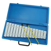 Drumfire Metallophone in Wooden Case