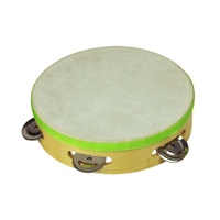 Drumfire 7" Headed Wooden Tambourine