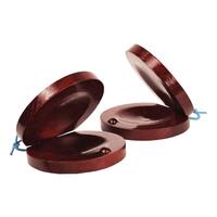 Drumfire Large Wooden Deluxe Finger Castanets