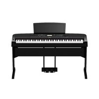 YAMAHA DGX670 PORTABLE BLACK PIANO includes the L300B + LP1B