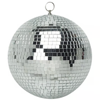 DISCO-BALL6 6 Inch Rotating LED Mirror Ball with LEDs