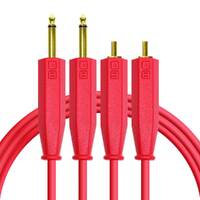 DJ Tech Tools Chroma Cables Audio 1/4 Inch Jack – RCA Red