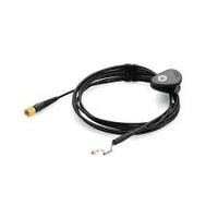 Microphone cable for earhook slide, black with MicroDot