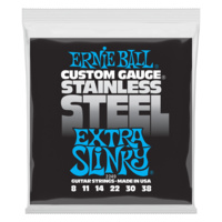 Ernie Ball Extra Slinky Stainless Steel Wound Electric Guitar String, 8-38 Gauge