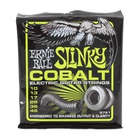 Ernie Ball Regular Slinky Cobalt Electric Guitar Strings, 10-46 gauge