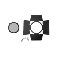 PAR12X20HIPBD - Rotatable Barn Doors, gel frame, frost and safety loop for PAR12X20H-IP