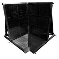 CB1RMK2BK - Crowd Barrier Corner Mk 2 (Black)