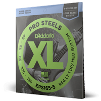 D'Addario Eps165-5 5-String Prosteels Bass Guitar Strings, Custom Light, 45-135, Long Scale
