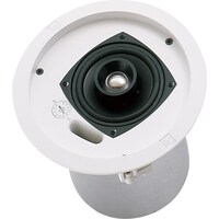 EV Loudspeaker Ceiling Mount 2-Way 4" LF; 130 deg coverage; 70/100V; White (1x pair)