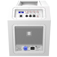 EV Powered Subwoofer White w/ QuickSmart DSP & Bluetooth; 1000W Class-D Amp