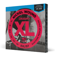 D'Addario EXL157 Nickel Wound Electric Guitar Strings, Baritone Medium, 14-68