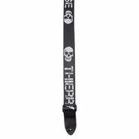 Fretz Woven Natural Cotton Guitar Strap (Skull & Noise)