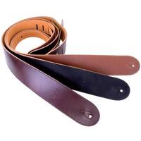 Fretz Genuine Leather Guitar Strap (Dark Brown)