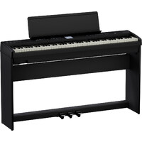 Roland FP-E50 Digital Entertainment Piano Kit Bundle w/ Wooden Stand (KSFE50) & 3-Pedal Unit (KPD-70)