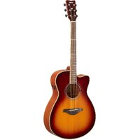 Yamaha Fsc-Ta Transacoustic Concert Body Guitar W/ Cutaway (Brown Sunburst)