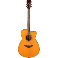 Yamaha FSC-TA TransAcoustic Concert Body Guitar w/ Cutaway (Vintage Tint)