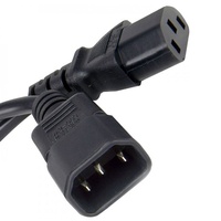 Furman ADP 10E1 Adaptor Cord 10A IEC Male to Female (Black - 1m)
