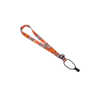 Fretz 1" Print Neck Ukulele Strap Orange