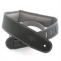 2.5" Padded Suede Black/Grey