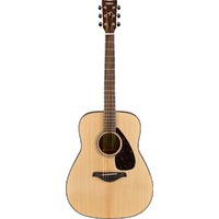 Yamaha Gigmaker Fg800M Solid-Top Acoustic Guitar Pack (Natural Matte Finish)