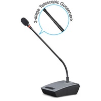 Chiayo Telescopic gooseneck desktop microphone with priority and lock button - Chairman