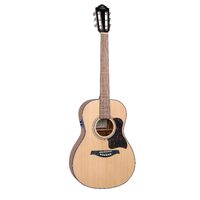 Gilman GPA10 Parlour Acoustic Guitar with Spruce Top in Natural Satin