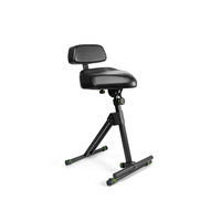 Gravity GFMSEAT1BR Height Ad Stool W/ Foot & Backrest