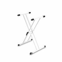 Gravity Ksx2W Double Braced Keyboard Stand X-Frame White