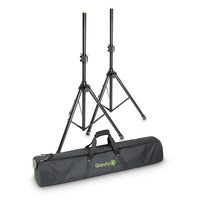 Gravity SS5212BSET1 Set Of 2 Steel Speaker Stands With Carrying Bag