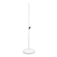 Gravity GSSPWBSET1W White Loudspeaker Stand W/ Base & Cast Iron Weight Plate
