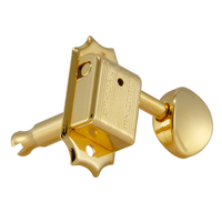 Grover - GRO133G Vintage Deluxe vintage series electric guitar machine heads. Gold