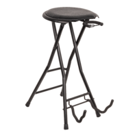 XTREME GS811 Guitarist Performer Stool with Guitar Stand