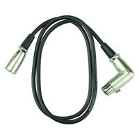 Handy Patch 1m Right Angled Female XLR to Male XLR Cable