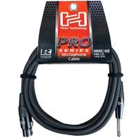 Pro Microphone Cable, REAN XLR3F to 1/4 in TS, 5 ft