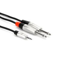 Pro Stereo Breakout, Rean 3.5 Mm Trs To Dual 1/4 In Ts, 10 Ft