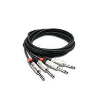 Pro Stereo Interconnect, Dual REAN 1/4 in TS to Same, 3 ft
