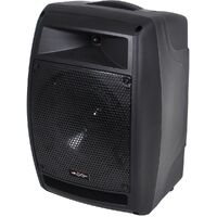 Parallel Audio HELIX 158x, 150 watt (100 watt RMS) 8" full range, portable PA system with built-in Bluetooth Player 