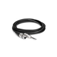 Pro Unbalanced Interconnect, REAN XLR3F to 1/4 in TS, 10 ft