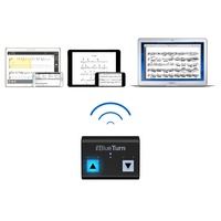 IK Multimedia Tablet Page Turner Bundle: Includes iRig Blueturn & iKlip Xpand