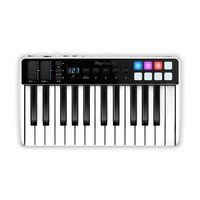 IK Multimedia 25 key board controller + Audio Interface for iOS,Android,Mac&PC external pwr for iOS devices