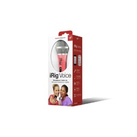 iRig Mic Voice - Pink version - Handheld analogue microphone for iOS & Android