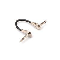 Guitar Patch Cable, Low-profile Right-angle to Same, 6 in