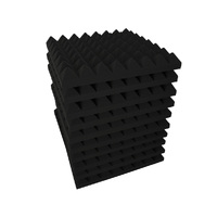 ISOPYRAMIDAVE Pyramid Acoustic Foam Panel 10 Pieces