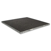 Intellistage 1m x 1m Carpet Finish Folding Stage Platform (single pack).