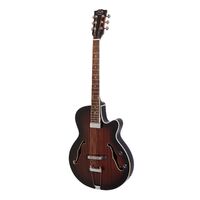 J&D Luthiers Hollow Body Archtop Electric Guitar with Cutaway