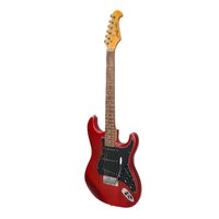 J&D Luthiers Traditional ST Style Electric Guitar (Red Stain)