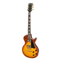 J&D Luthiers LP Custom Style Electric Guitar (Honeyburst)