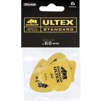 .Dunlop JP460 - 0.60mm Ultex Standard Picks 6pk