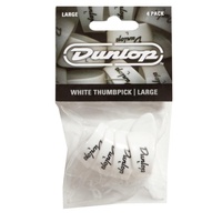 LARGE WHITE THUMB PICK PLAYER